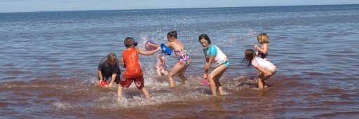 Splash Fight at Robertson's Beach