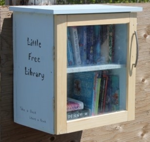 How to Upcycle a Old Desk Drawer into a Wonderful “Little Free Library”!